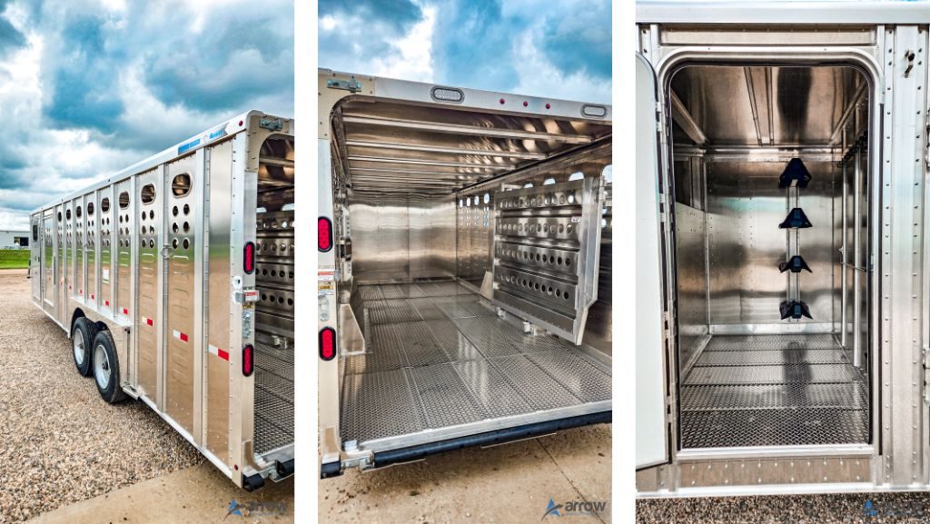 24′ x 8′ x 7′ Merritt Lariat Stock Combo Trailer – Stock 31103