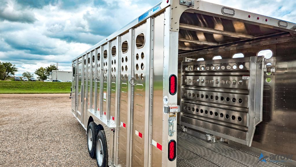 24′ x 8′ x 7′ Merritt Lariat Stock Combo Trailer – Stock 31103