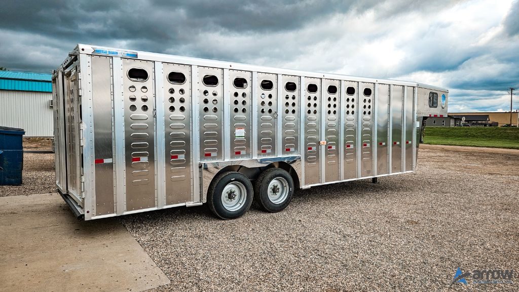 24′ x 8′ x 7′ Merritt Lariat Stock Combo Trailer – Stock 31103