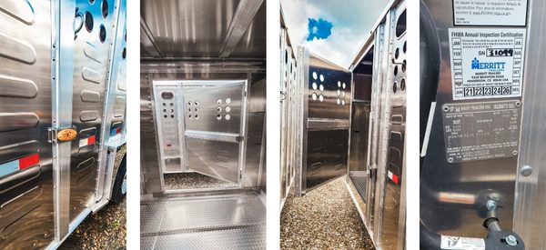 24′ x 8′ x 7′ Merritt Aluminum Livestock Trailer – Stock 31099