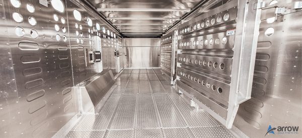 24′ x 8′ x 7′ Merritt Aluminum Livestock Trailer – Stock 31099