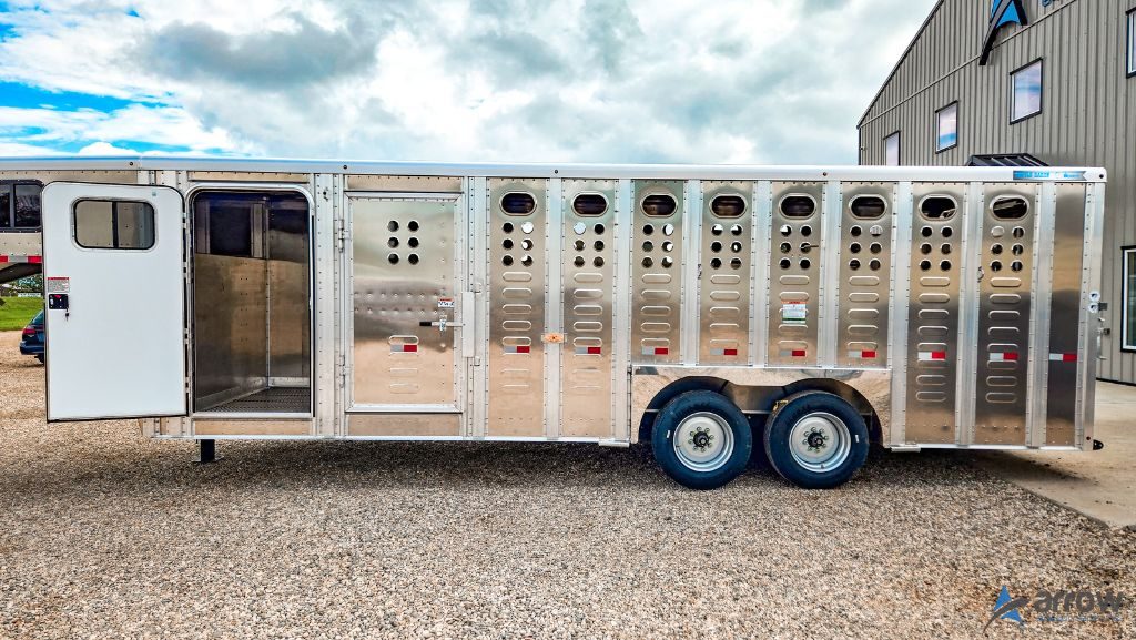 24′ x 8′ x 7′ Merritt Lariat Stock Combo Trailer – Stock 31103