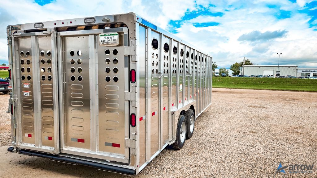 24′ x 8′ x 7′ Merritt Lariat Stock Combo Trailer – Stock 31103