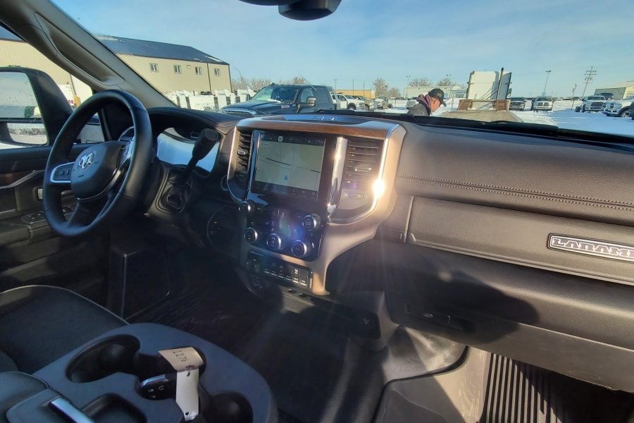 service truck interior console