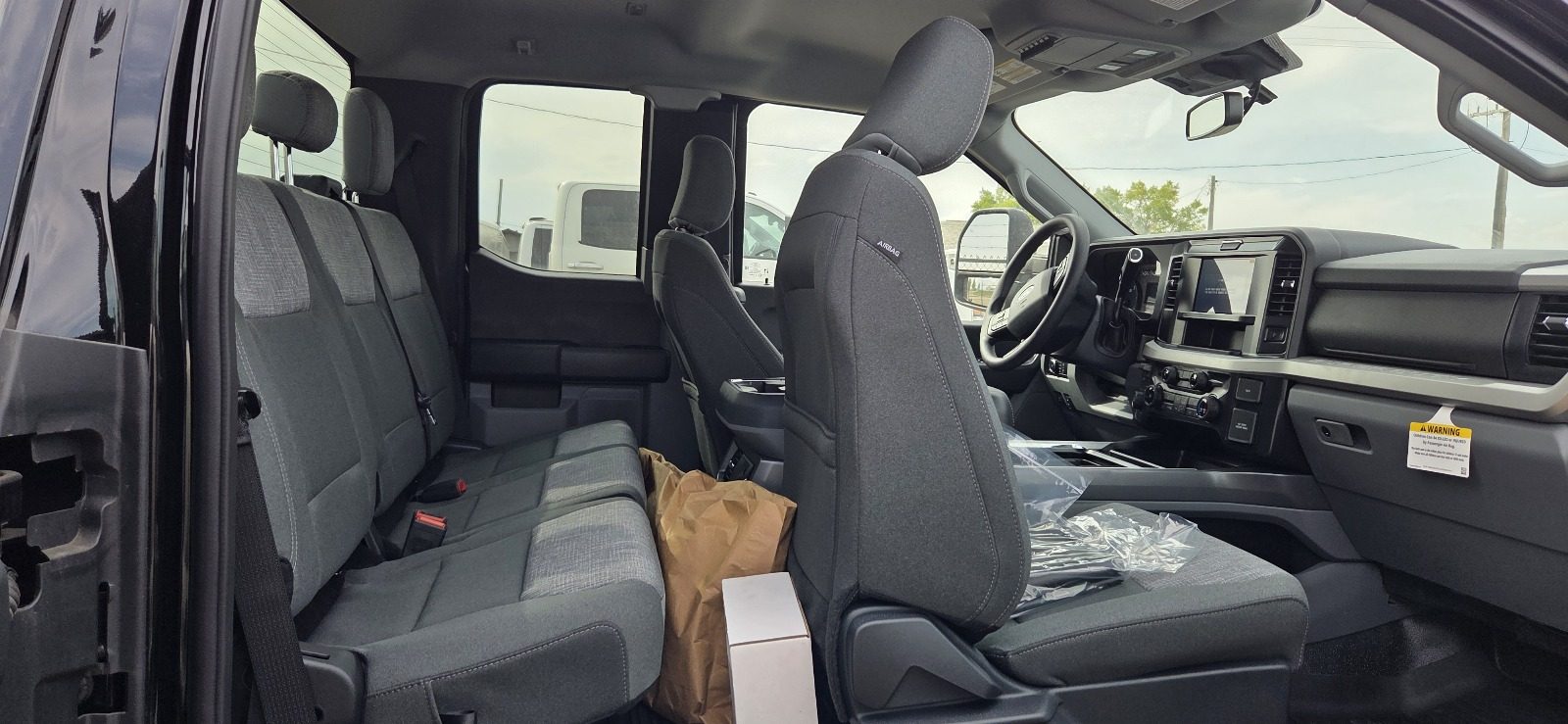 2025 Ford F550 Super Cab Black – Service Body Ready – STOCK 1314
