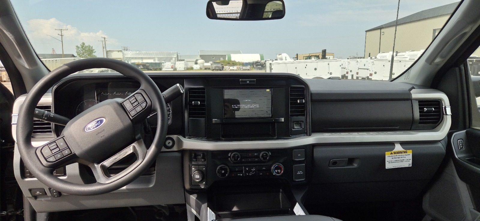 2025 Ford F550 Super Cab Black – Service Body Ready – STOCK 1314
