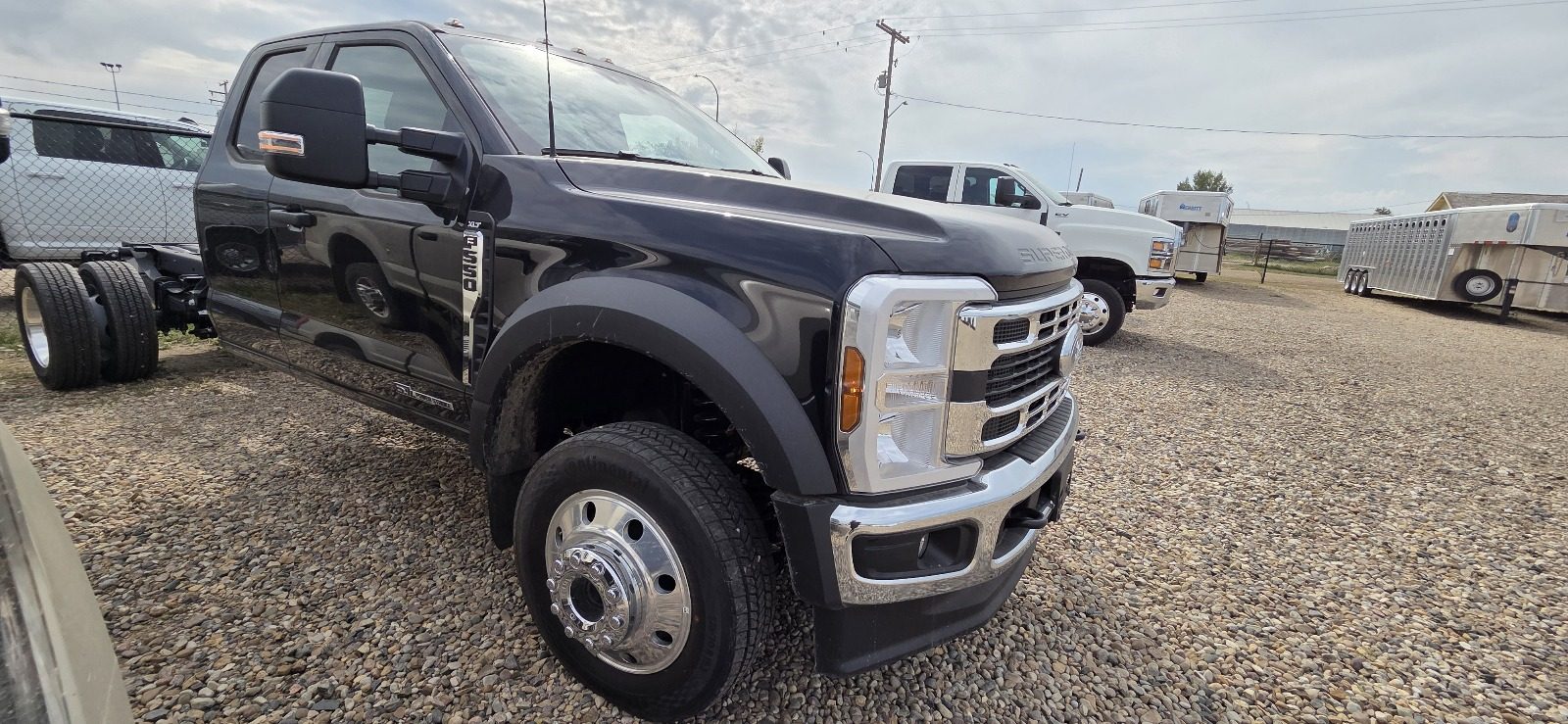 2025 Ford F550 Super Cab Black – Service Body Ready – STOCK 1314