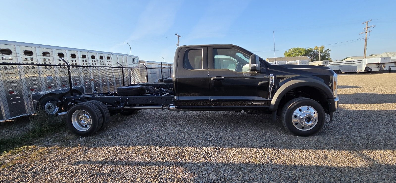 2025 Ford F550 Super Cab Black – Service Body Ready – STOCK 1315