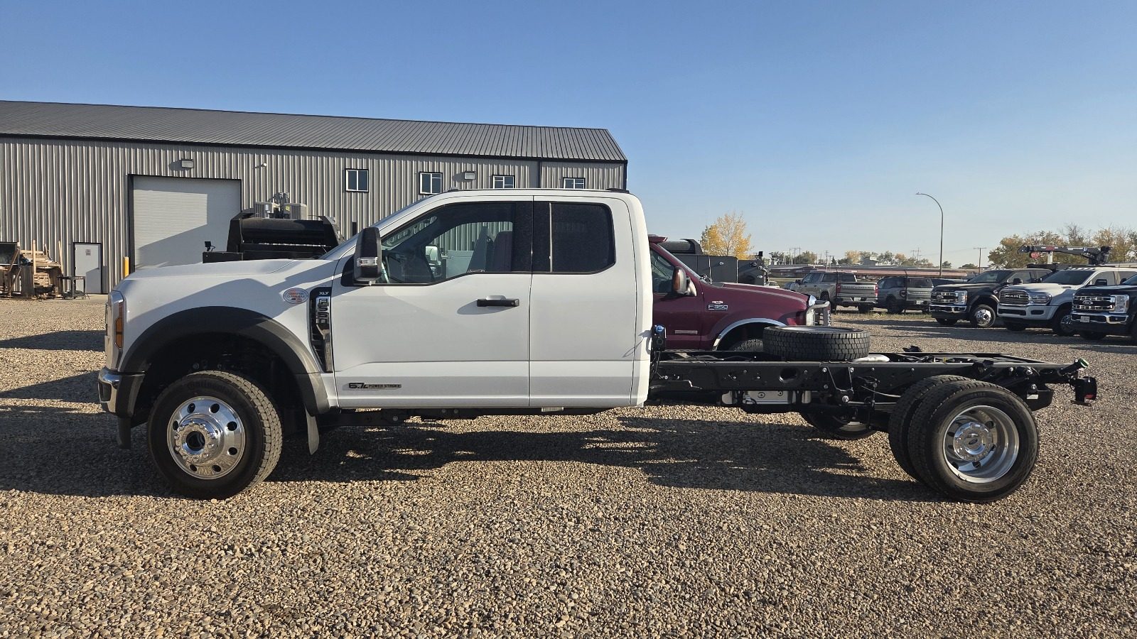 2026 Ford F550 Super Cab White – Service Body Ready – STOCK 1318