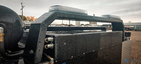 Brutus 11’6 Aluminum Service Body – Black – Workbench Bumper