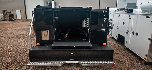 Brutus 11’6 Aluminum Service Body – Black – Workbench Bumper