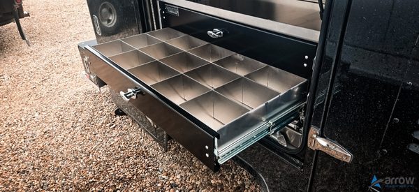 Brutus 11’6 Aluminum Service Body – Black – Workbench Bumper