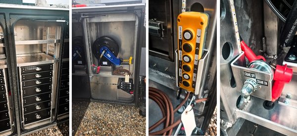 Brutus 11’6 Aluminum Service Body – Black – Workbench Bumper