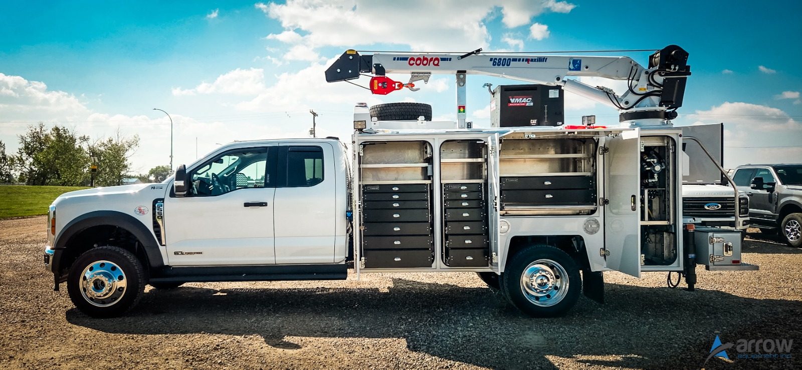 2025 Ford F550 Super Cab XLT Service Truck – STOCK 1305