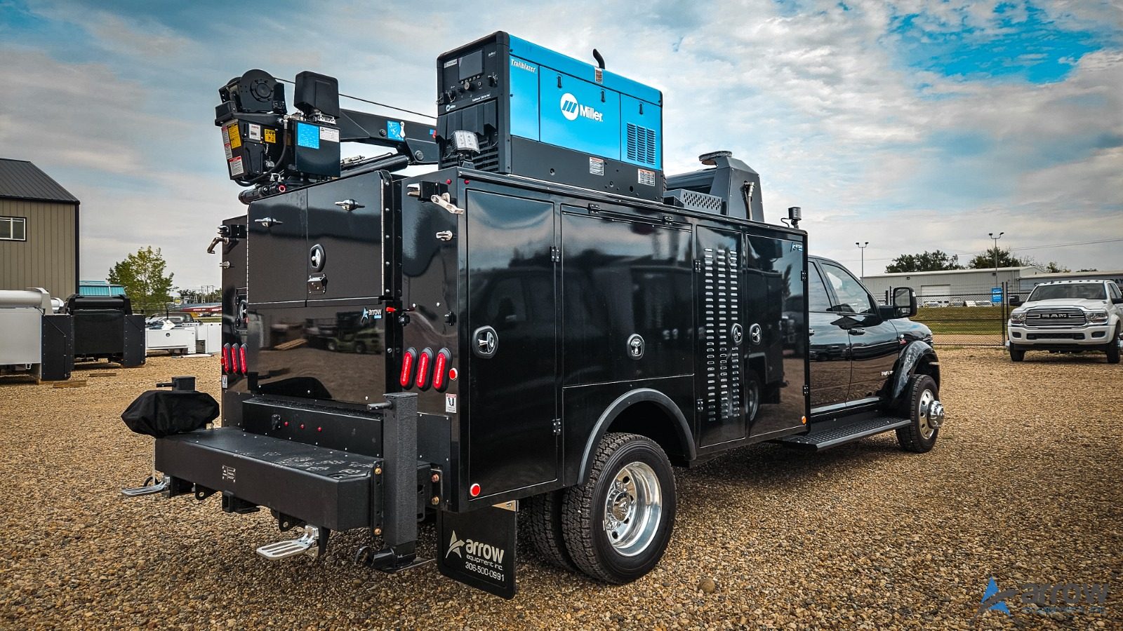 2025 Ram 5500 Crew Cab Laramie (Black) Service Truck – STOCK 1309