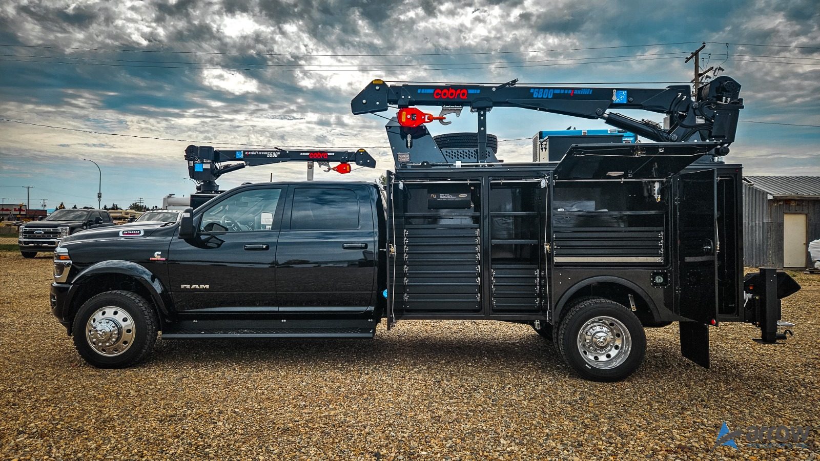 2025 Ram 5500 Crew Cab Laramie (Black) Service Truck – STOCK 1309