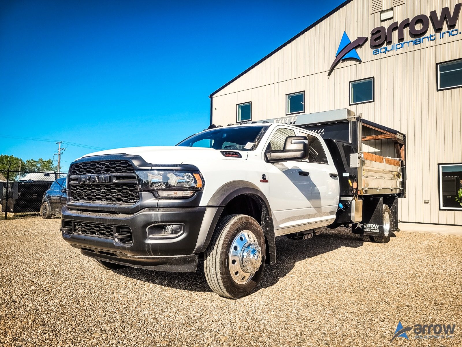 2025 Ram 5500 Crew Cab Dump Truck - Voth Hybrid Dump Body