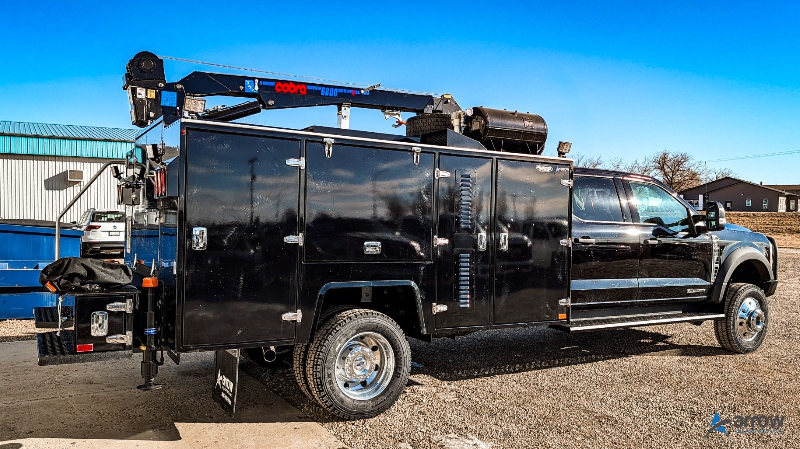 2026 F550 Crew Cab Diesel XLT Black Service Truck – STOCK 1326