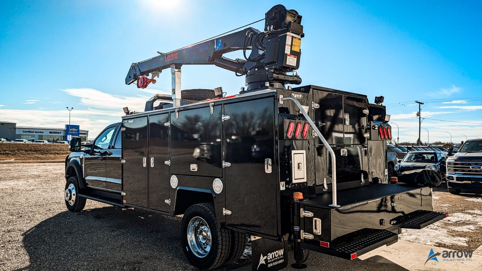 2026 F550 Crew Cab Diesel XLT Black Service Truck – STOCK 1326